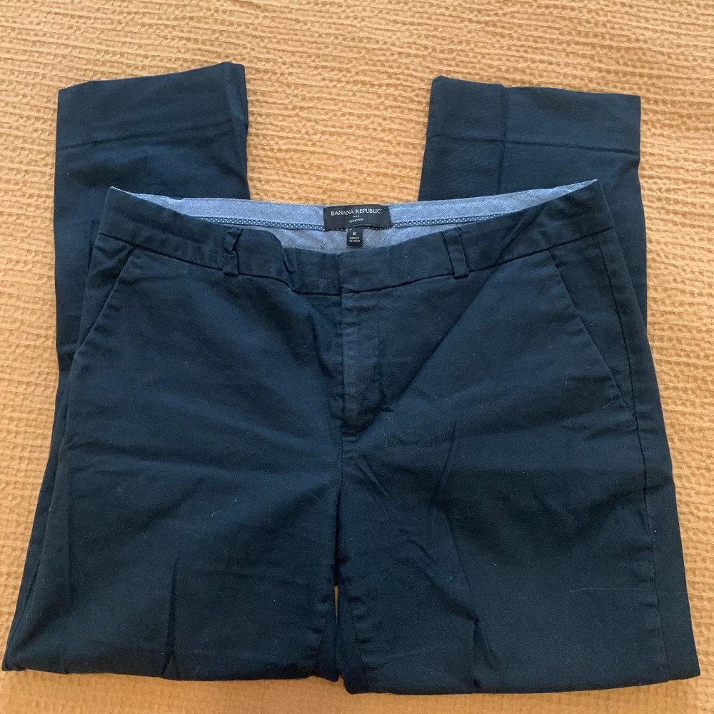 Banana Republic Navy crop pant